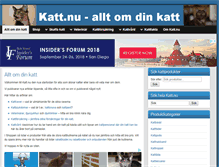 Tablet Screenshot of katt.nu